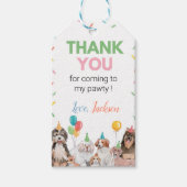 Étiquettes-cadeau Chien Chien Chien Chien Chien Anniversaire Thème M (Devant)