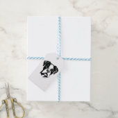 Étiquettes-cadeau Chien de boîte (Avec de laficelle)