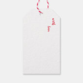 Étiquettes-cadeau Chien de Noël (Dos)