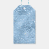 Étiquettes-cadeau Chien de Noël amusant dormant à partir de (Dos)