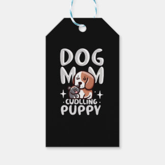 Étiquettes-cadeau Chien Maman Cuddin Chien