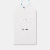 Étiquettes-cadeau Chien steampunk avec ailes (Dos)