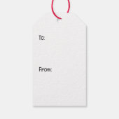 Étiquettes-cadeau Chiens bergers allemands de Noël (Dos)