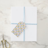 Étiquettes-cadeau Chiens crayons colorés mignons (Avec de laficelle)