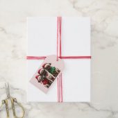 Étiquettes-cadeau Chiens de Carlin de Noël (With Twine)