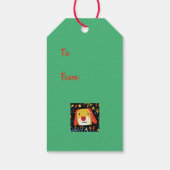 Étiquettes-cadeau Chiens de Noël mignons (Dos)