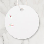 Étiquettes Cadeau Chiens de Noël Welsh Wire Fox Terrier (Dos)