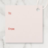 Étiquettes Cadeau Chiens rotules de la Saint-Valentin (Dos)