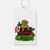 Étiquettes-cadeau Chiffre XMas (Devant)