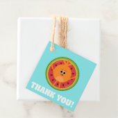 Étiquettes Cadeau Chiffres de bosses Merci d'été (En situation)