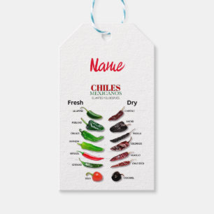 Étiquettes-cadeau Chiles Fresh and Dry Thunder_Cove