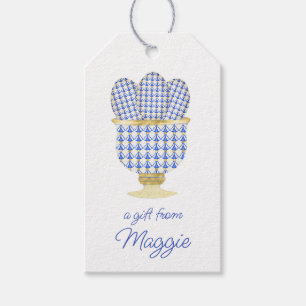 Étiquettes-cadeau Chinoiserie Aquarelle Chic OEufs Tags cadeaux