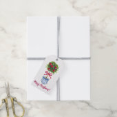 Étiquettes-cadeau Chinoiserie Topiary Christmas, Custom Holiday  (Avec de la ficelle)