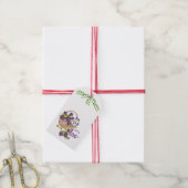 Étiquettes-cadeau Chiot Blanc Adorable (Avec de la ficelle)