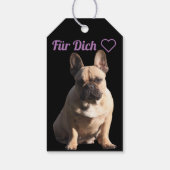 Étiquettes-cadeau chiot bouledogue français Bouledogue Français (Dos)