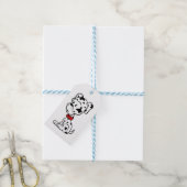 Étiquettes-cadeau Chiot dalmate (Avec de laficelle)