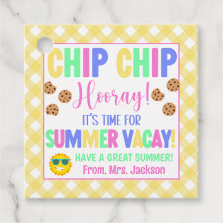 Étiquettes Cadeau Chip Chip Hooray Il est temps pour le traitement V