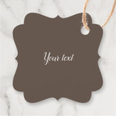 Étiquettes Cadeau Chocolat (Dos)