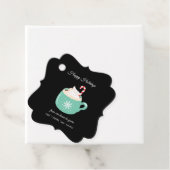 Étiquettes Cadeau Chocolat chaud de Noël (En situation)