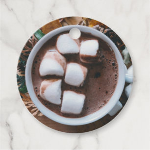Étiquettes Cadeau Chocolat chaud et cacao de marshmallows
