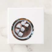 Étiquettes Cadeau Chocolat chaud et cacao de marshmallows (En situation)