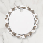 Étiquettes Cadeau Chocolat Labrador Retriever Chien Motif (Dos)