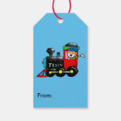 Étiquettes-cadeau choo choo train garçon (Dos)