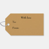 Étiquettes-cadeau Chorale de Noël (Dos (Horizontal))