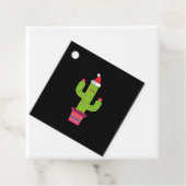 Étiquettes Cadeau Christmas Cactus (En situation)