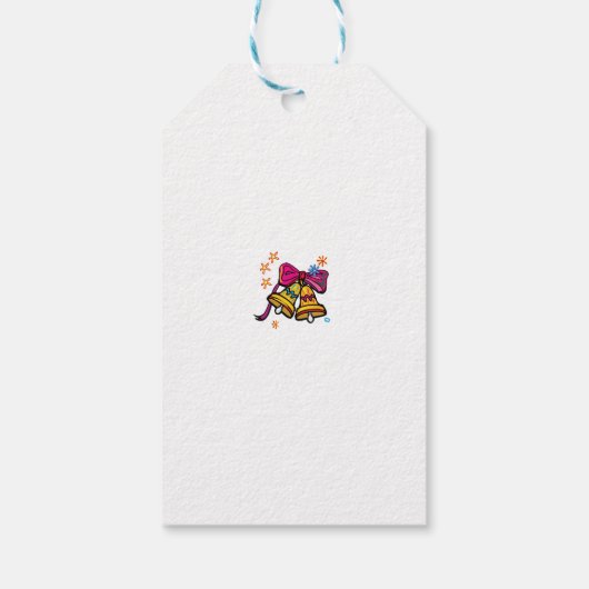 Étiquettes-cadeau Christmas Cute doodé clip art design cadeaux (Dos)