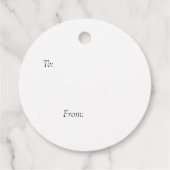 Étiquettes Cadeau Christmas gift tag (Dos)