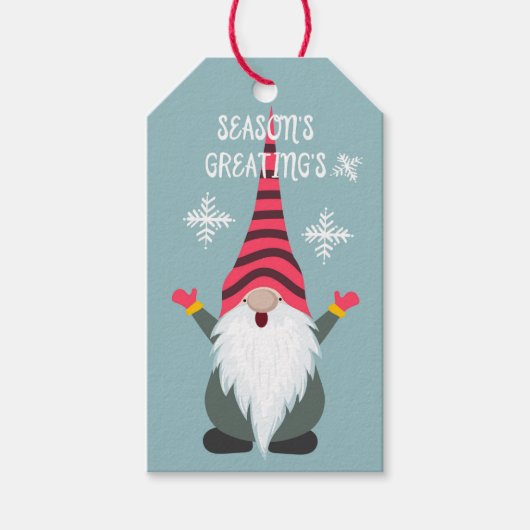 Étiquettes-cadeau Christmas Gnome (Devant)