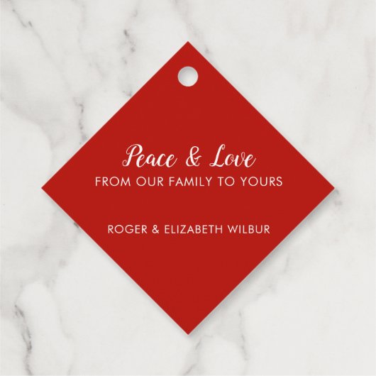 Étiquettes Cadeau CHRISTMAS Greenery Berries Holiday Black (Dos)