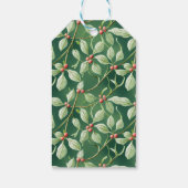Étiquettes-cadeau Christmas Holly (Dos)