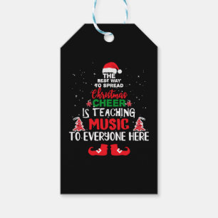 Étiquettes-cadeau Christmas Music Teachers , Funny Teachers