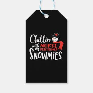 Étiquettes-cadeau Christmas nurse practitioner