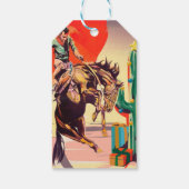 Étiquettes-cadeau Christmas Rodeo (Dos)