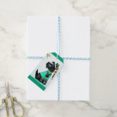 Étiquettes-cadeau Christmas Scottie (Avec de laficelle)