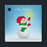 Étiquettes Cadeau Christmas Snowman<br><div class="desc">Tag bonhomme de neige de Noël.</div>
