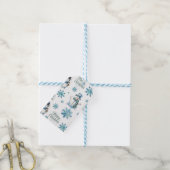 Étiquettes-cadeau Christmas Snowman (Avec de laficelle)