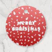 Étiquettes Cadeau Christmas Snowman (Dos)