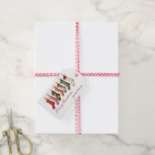 Étiquettes-cadeau Christmas Stockings Personalized (With Twine)