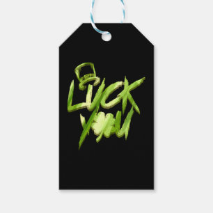 Étiquettes-cadeau Chuck You Shamrock St Patrick's Day St Paddys
