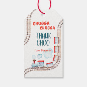 Étiquettes-cadeau Chugga Choo Boy Train Vintage Anniversaire Tags ca