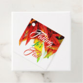 Étiquettes Cadeau Chute de l'automne japonais feuilles d'érable élég (En situation)