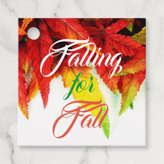 Étiquettes Cadeau Chute de l'automne japonais feuilles d'érable élég (Devant)