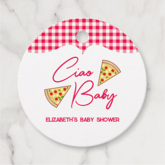 Étiquettes Cadeau Ciao Baby Italian Baby Shower