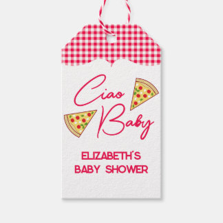 Étiquettes-cadeau Ciao Baby Italian Baby Shower