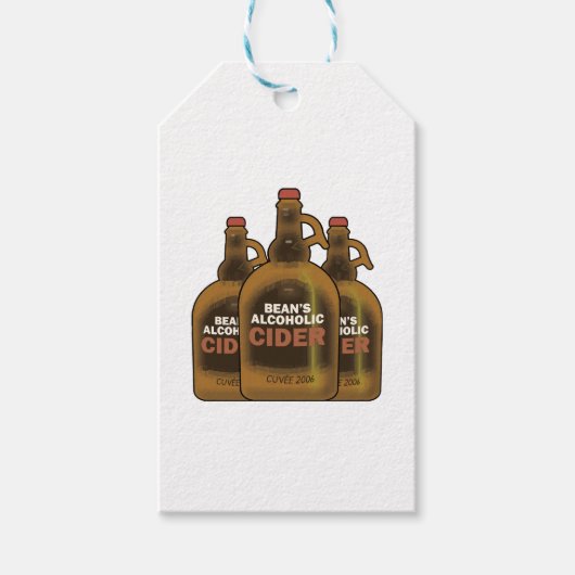Étiquettes-cadeau Cider de Bean (Devant)