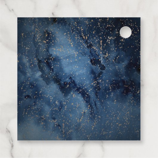 Étiquettes Cadeau Ciel nocturne céleste | Balises favorites du Merci (Dos)